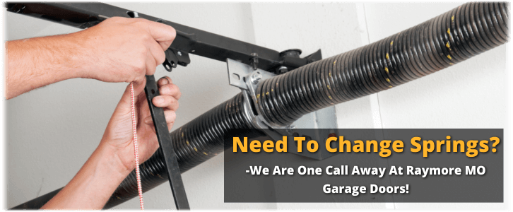 Broken Garage Door Spring Raymore MO